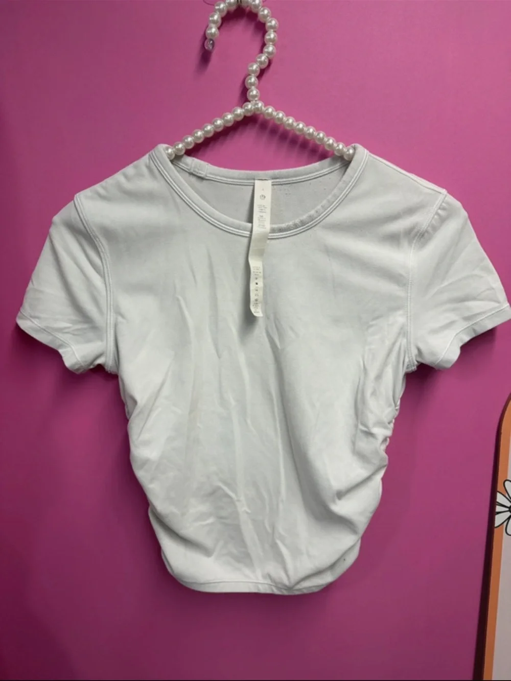 Lululemon ruched side tee size 2